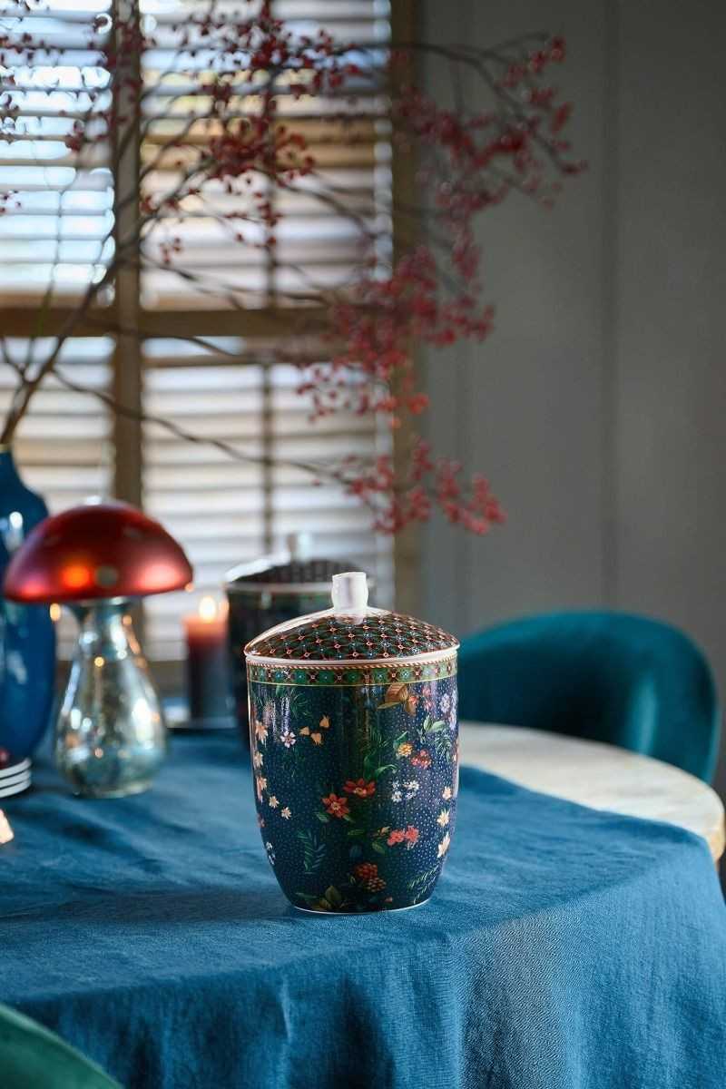 Pip Studio Storage Jar Berry Blues Blue