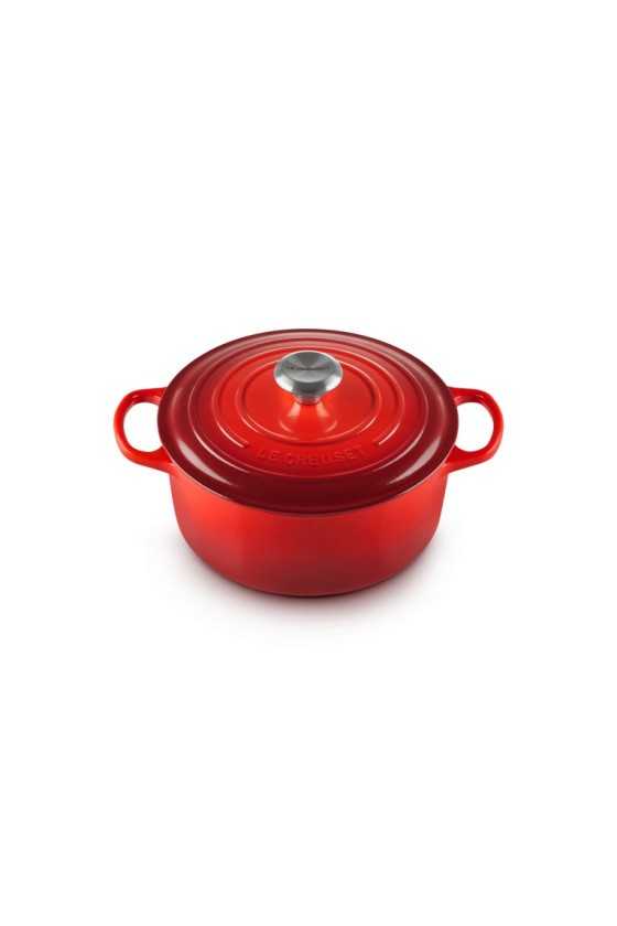 Le Creuset cocotte Braadpan Kersenrood 24cm - 4,2L