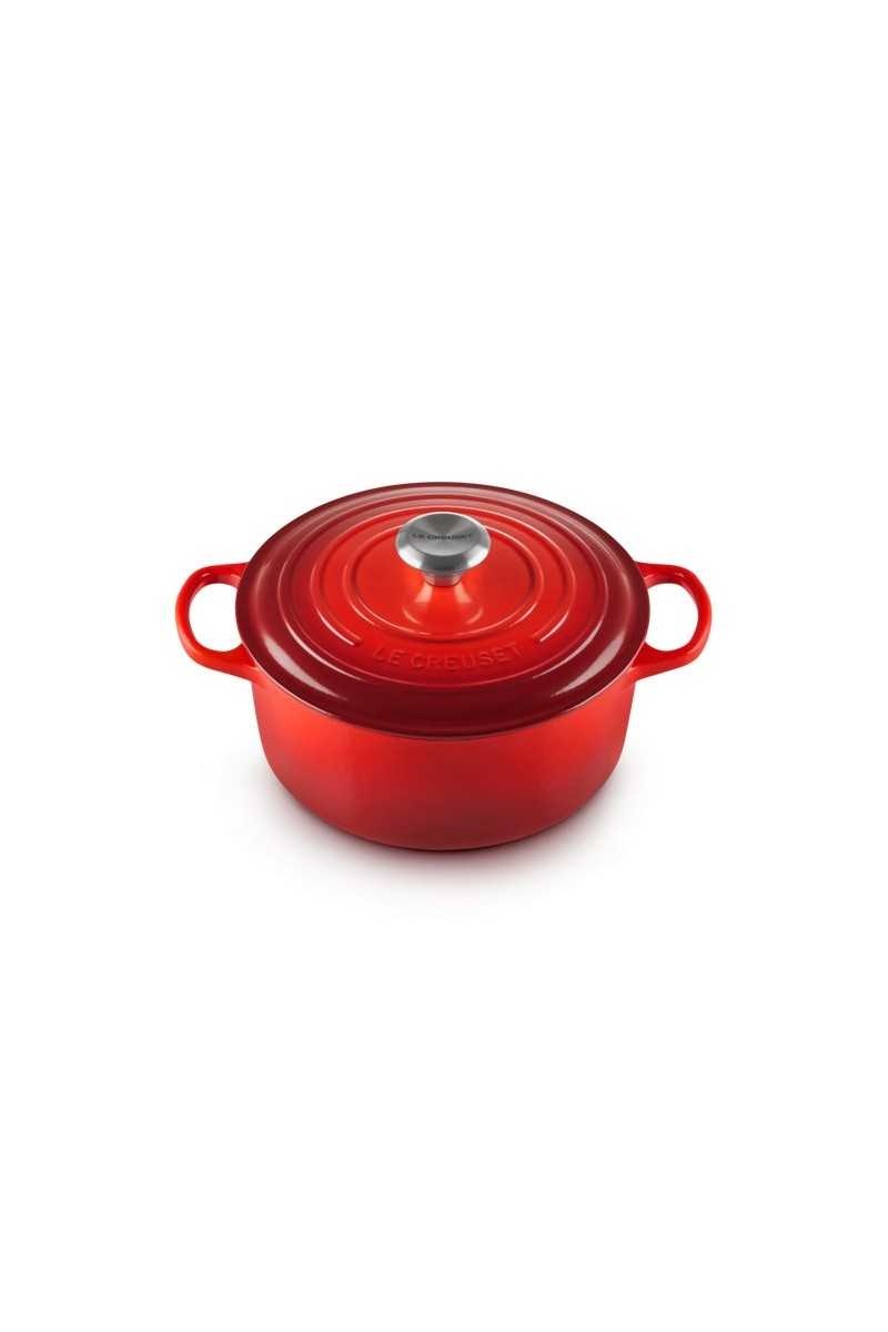 Le Creuset cocotte Braadpan Kersenrood 24cm - 4,2L