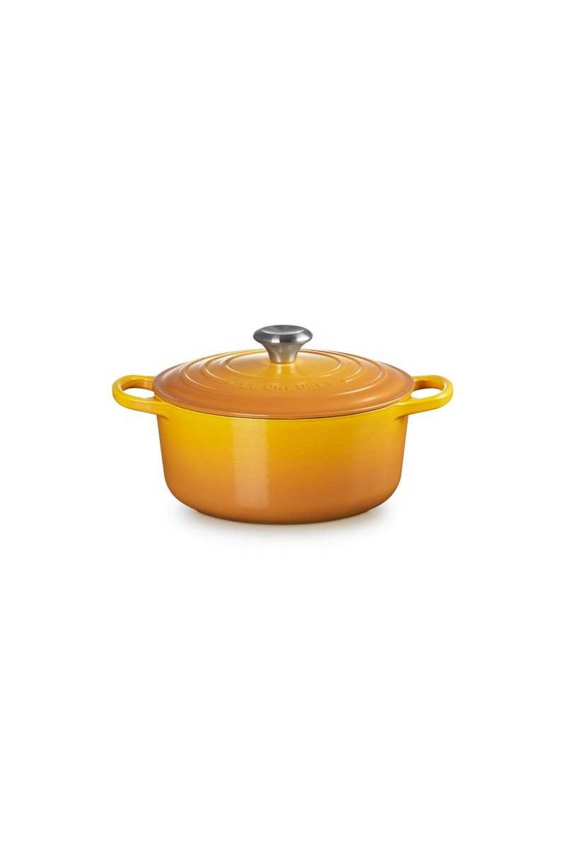 Le Creuset Round Casserole Enameled Cast Iron Nectar