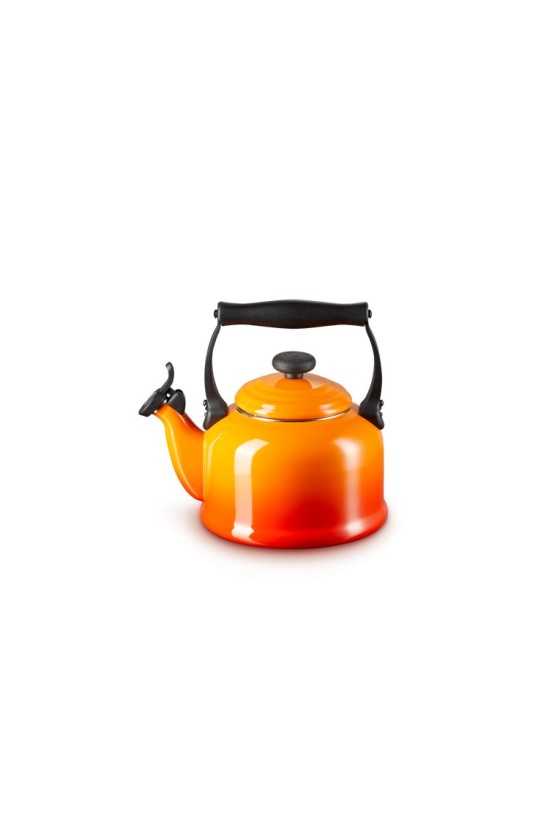 Le Creuset Fluitketel "Tradition" Oranjerood 2,1L