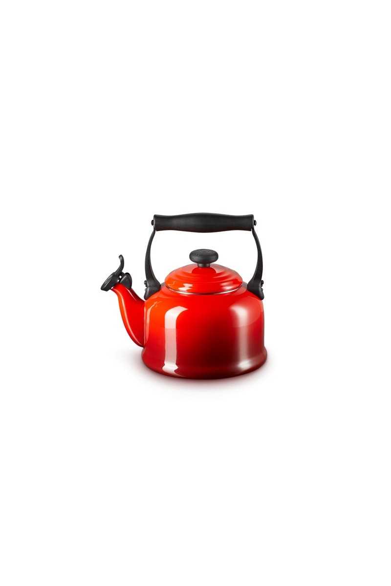 Le Creuset Fluitketel "Tradition" Kersenrood 2,1L