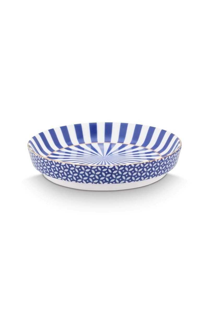 Pip Studio Royal Stripes Mug Tiles & Blue Teatip 2-piece set