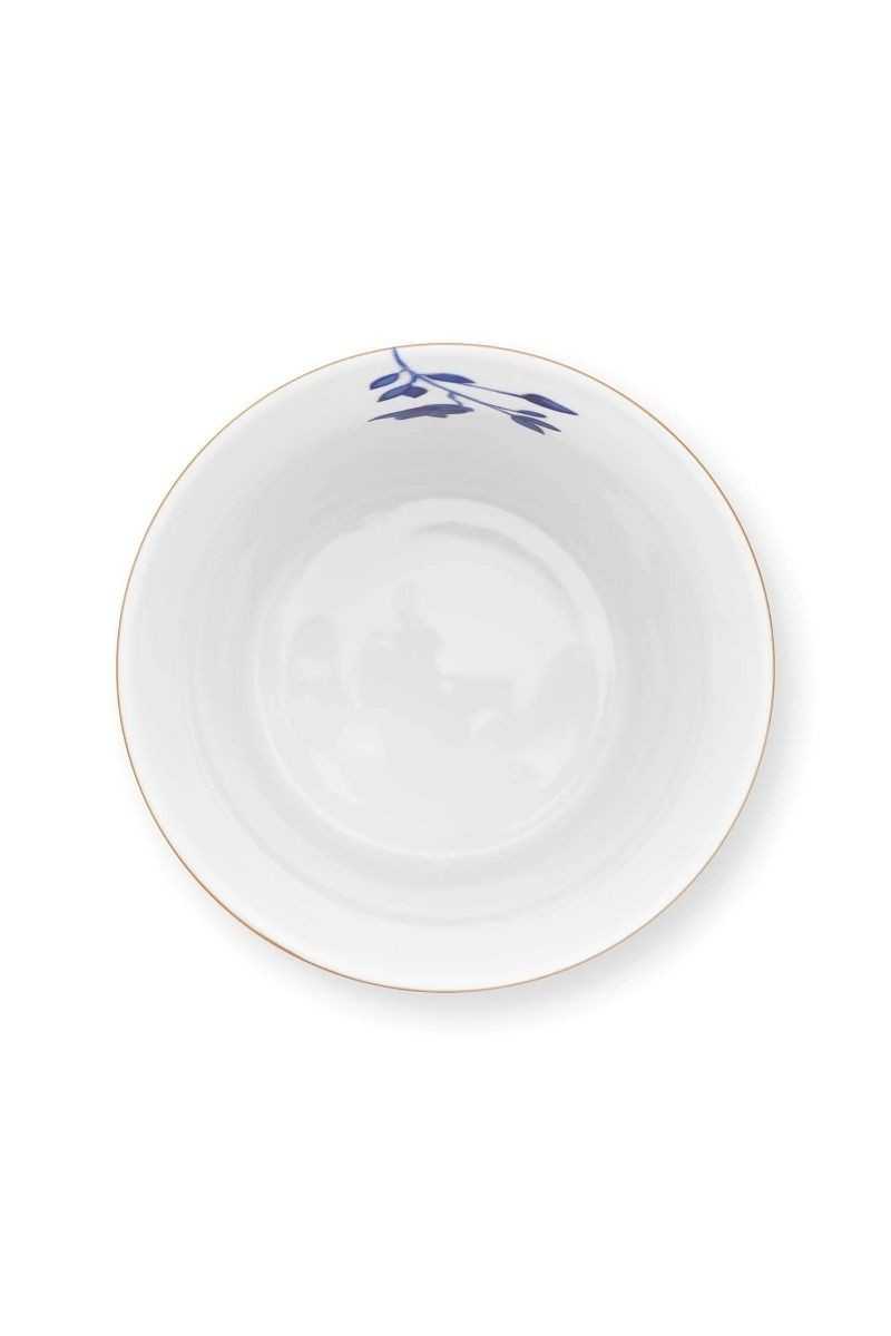 Pip Studio Royal Stripes Mok Tegels & Theetip Blauw set 2-delig