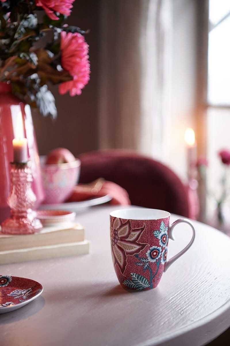 Pip Studio Set van 2 Mokken Groot Festival Flower