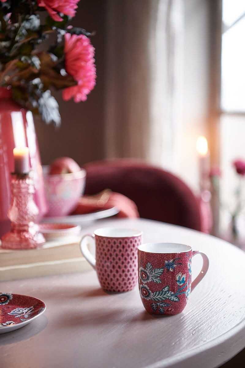 Pip Studio Set of 2 Small Mugs Flower Festival