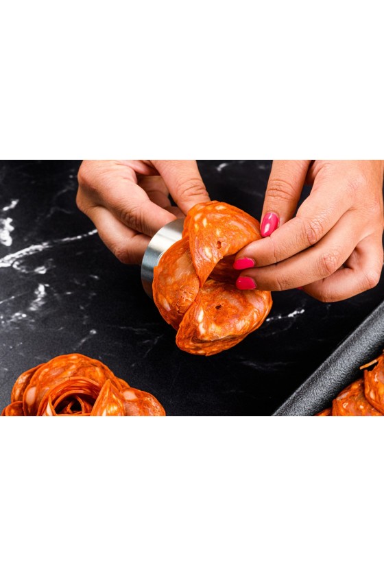 Plate-it Garnish Rings ROUND with pusher 4-piece set