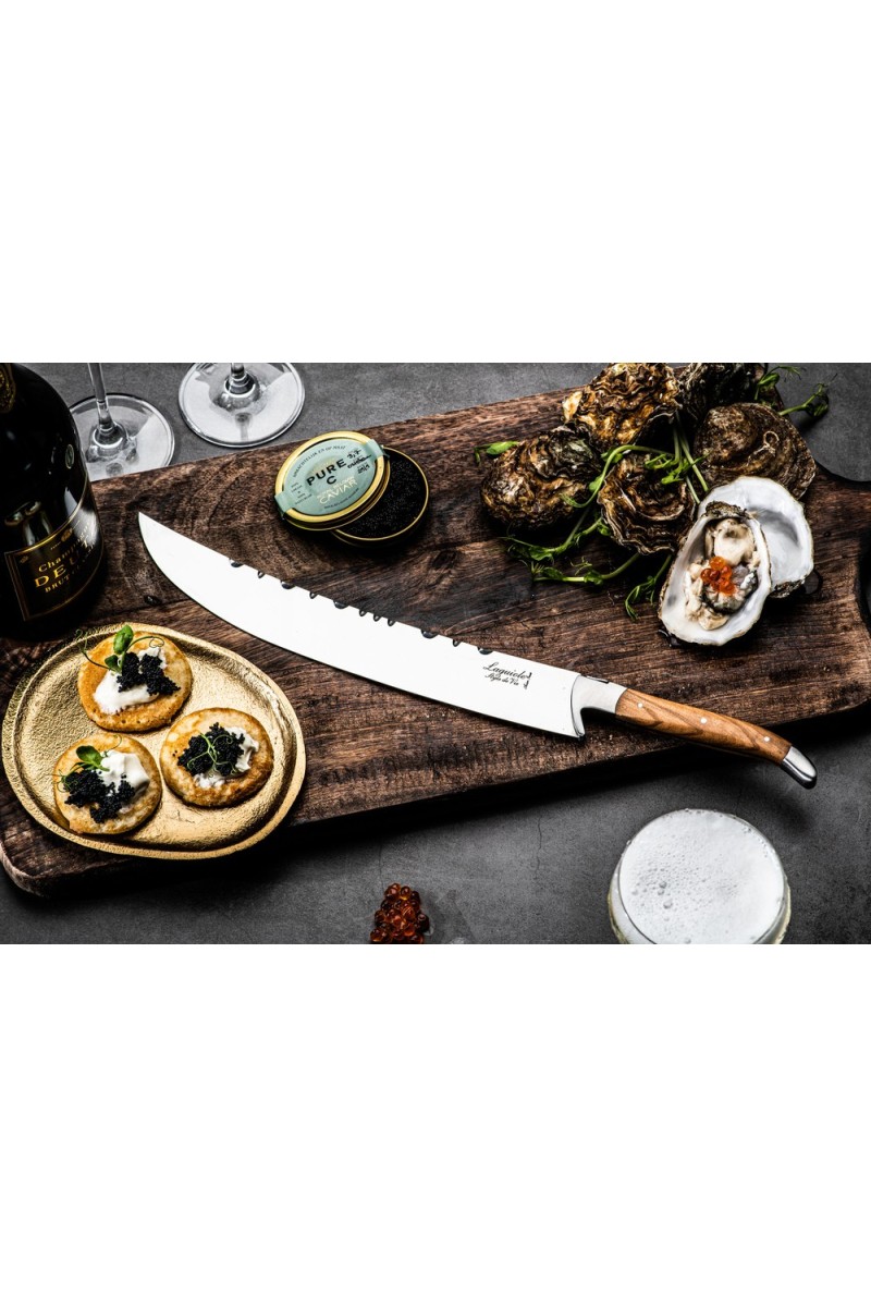 Laguiole Style de Vie Luxury Line Champagnezwaard Sabel olijfhout