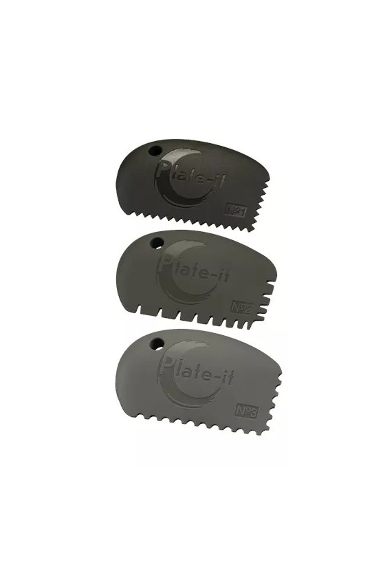 Plate-it Scrapers Vol. 1, 3-delige set