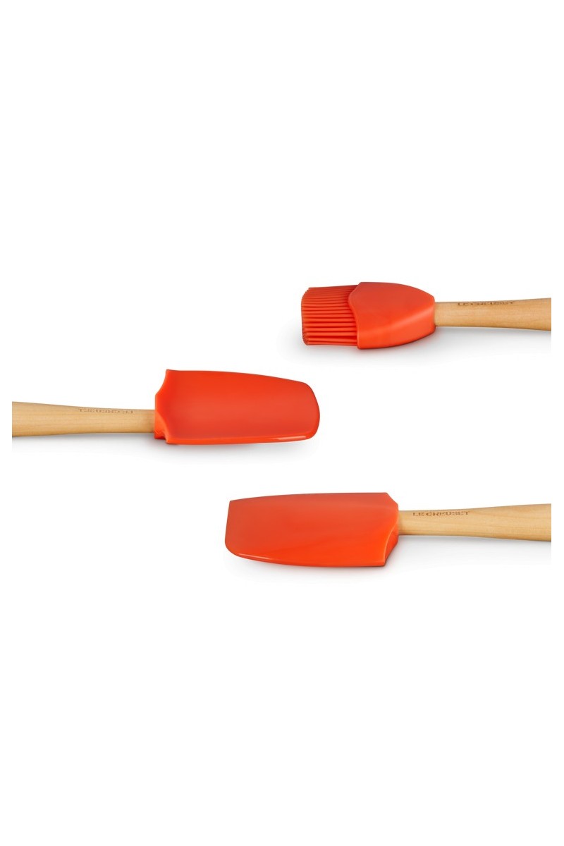 Le Creuset Set van 3 Premium Spatels Orange
