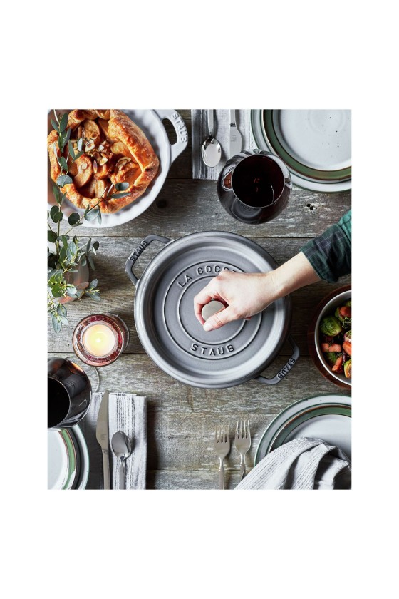 Staub roasting pan 24cm Graphite Grey