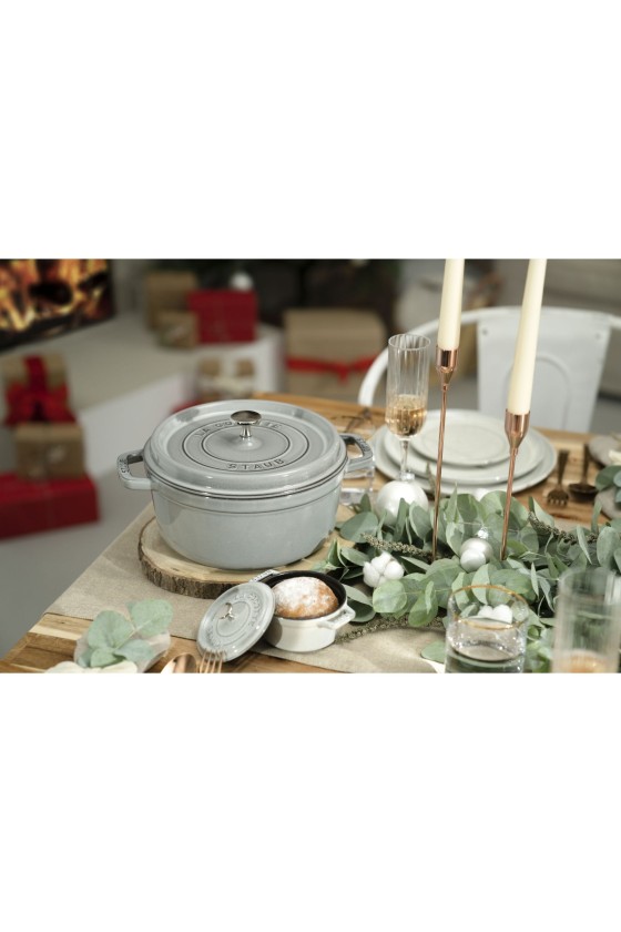 Staub La Cocotte braadpan 22cm grafietgrijs