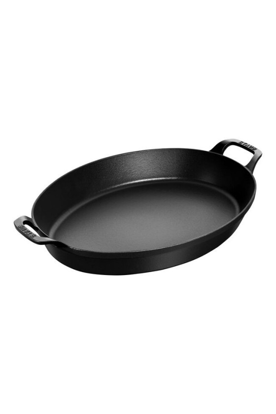 Staub Specialities Ovenschaal 37 cm Ovaal Zwart
