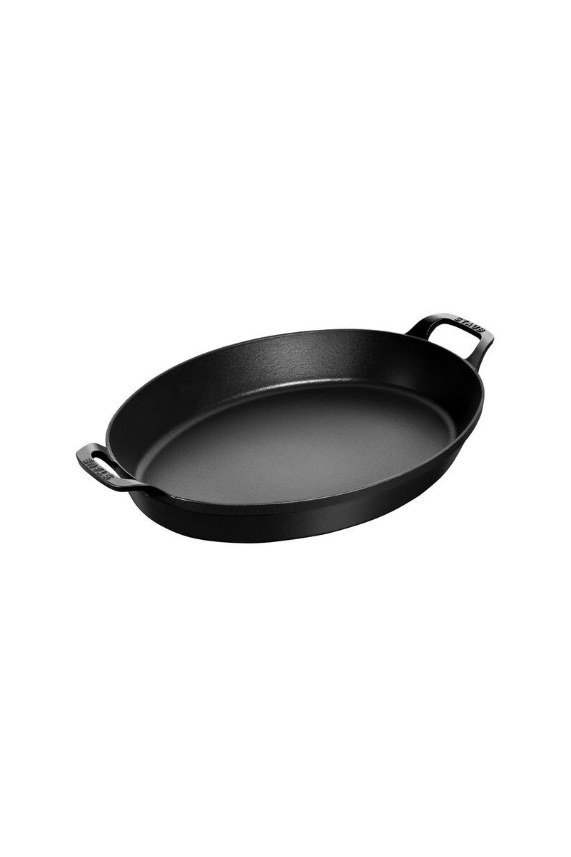 Staub Specialities Ovenschaal 37 cm Ovaal Zwart