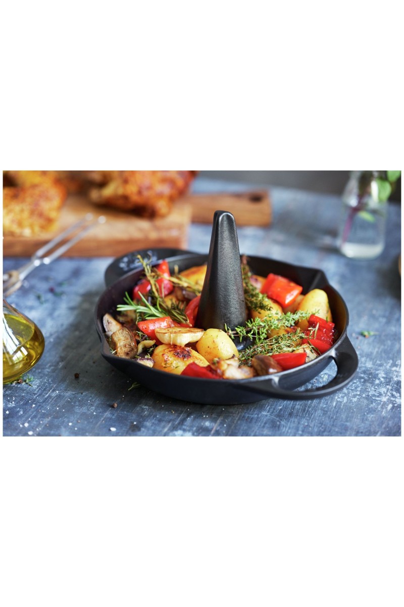 Staub Specialities Kippenbrader 24 cm, Zwart