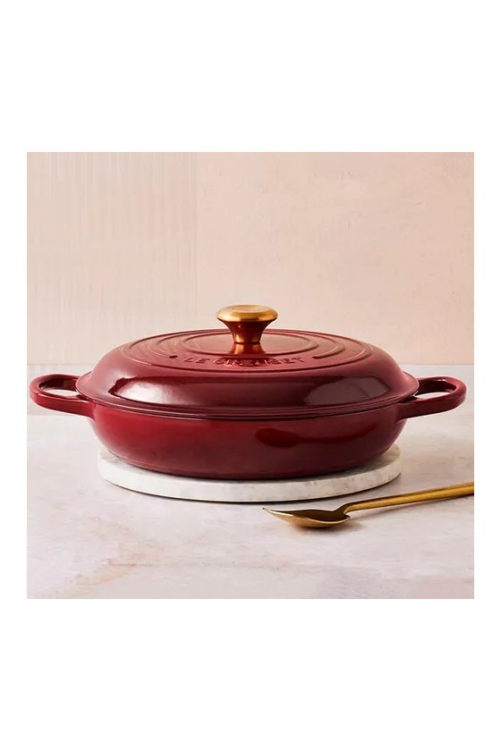 Le Creuset Casserole Campagnard Garnet 26cm - 2.2L