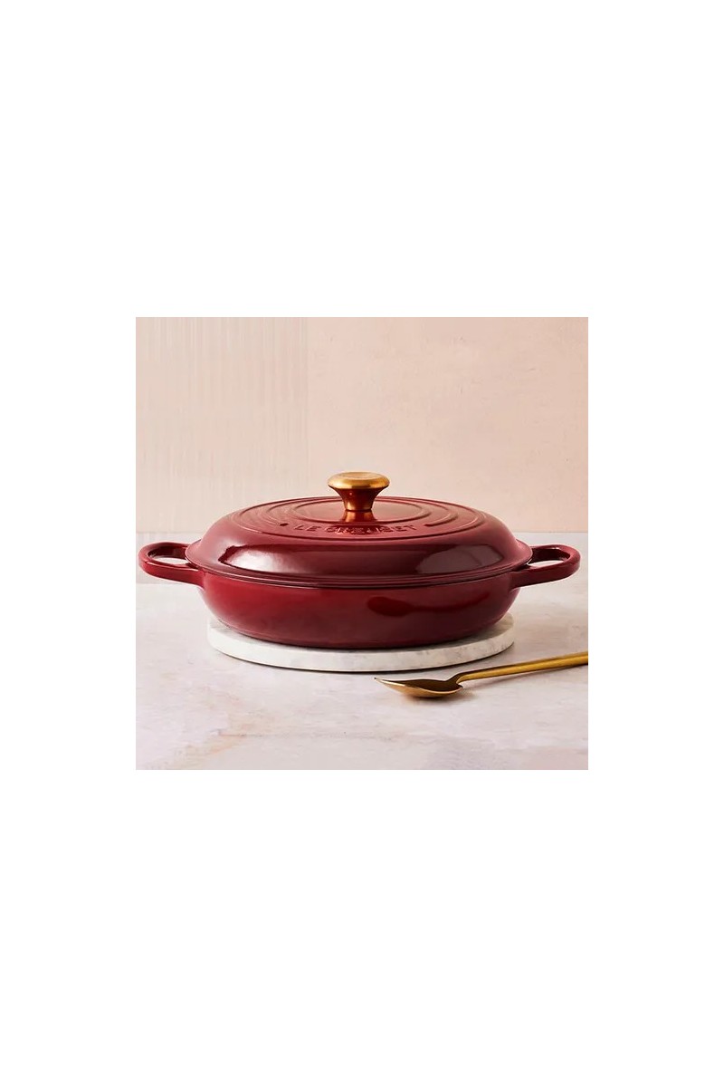 Le Creuset Casserole Campagnard Garnet 26cm - 2.2L