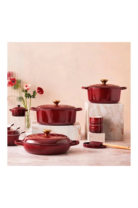 Le Creuset Casserole Campagnard Garnet 26cm - 2.2L