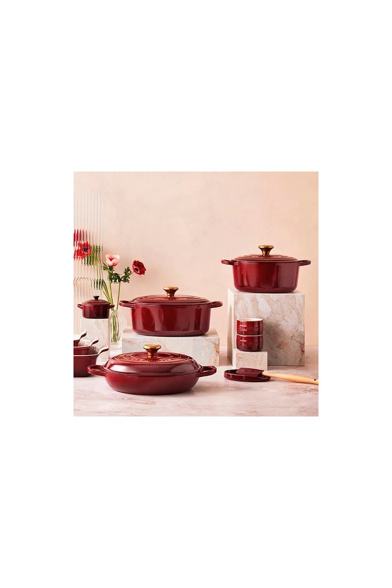 Le Creuset Casserole Campagnard Garnet 26cm - 2.2L