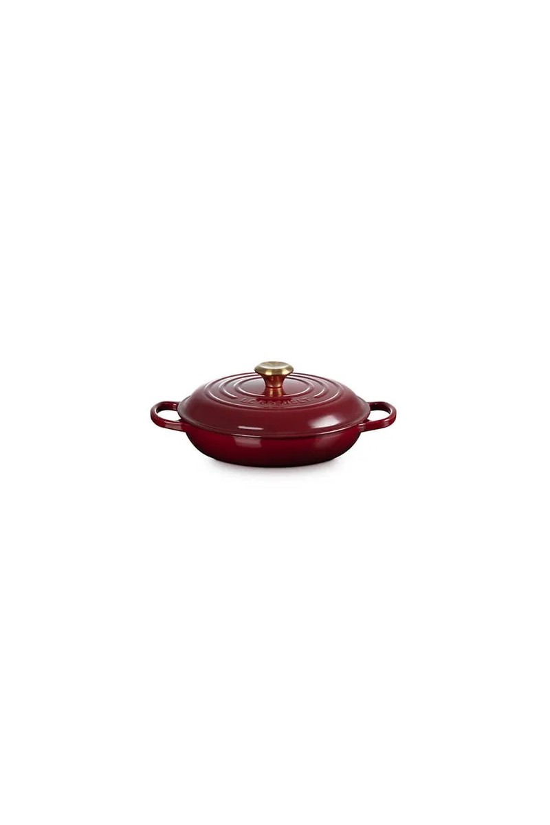 Le Creuset Casserole Campagnard Garnet 26cm - 2.2L Le Creuset Casserole Campagnard Garnet 26cm - 2.2L