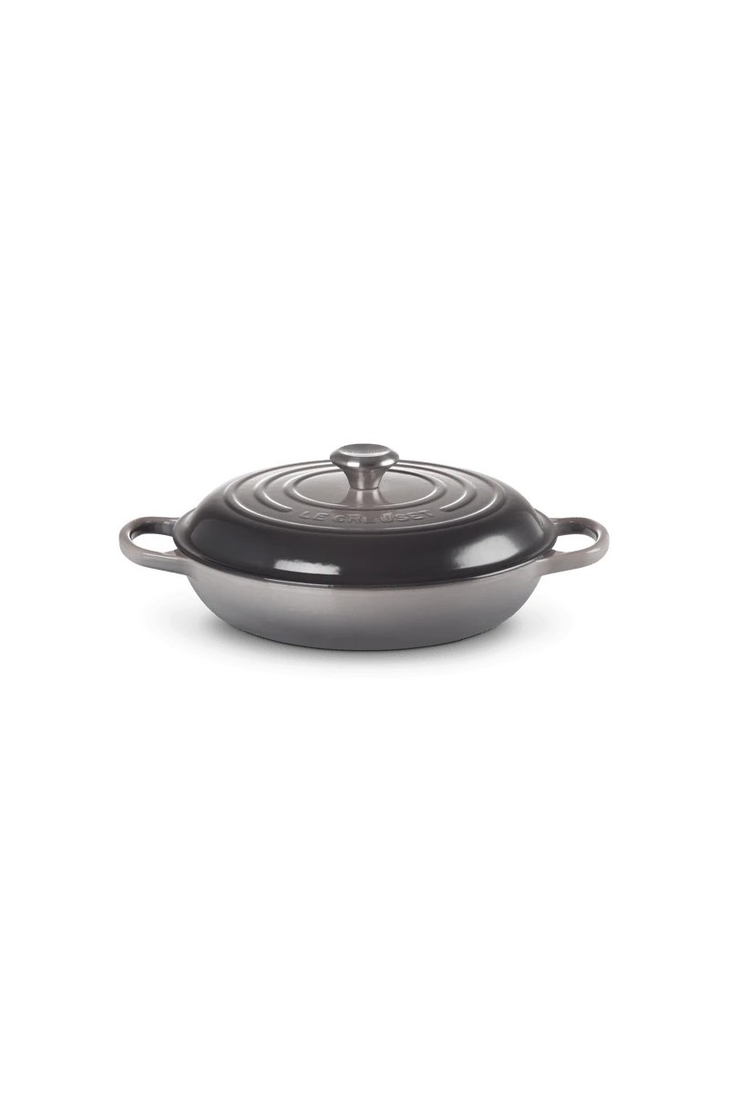 Le Creuset Braadpan Campagnard Flint 26cm - 2.2L
