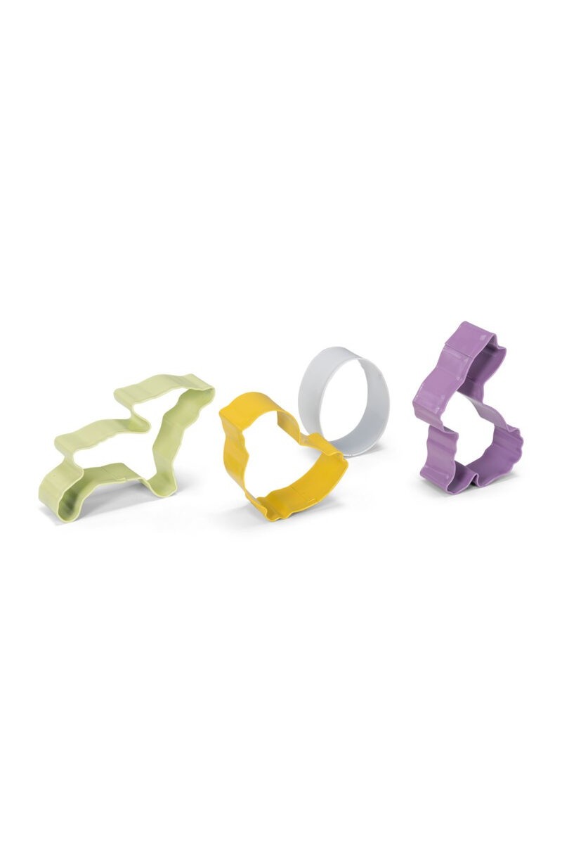 Patisse set stainless steel Easter cookie cutters, 4 pieces.