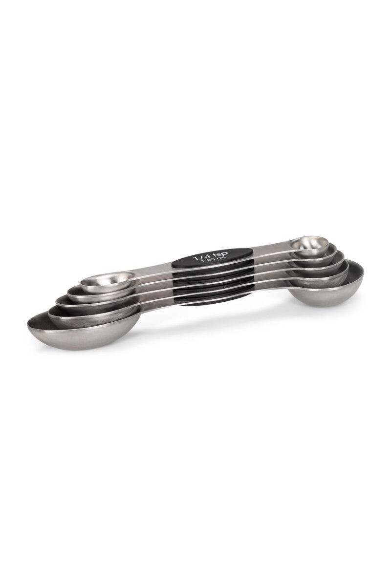 Patisse set of magnetic stainless steel measuring spoons, 5 pieces. Patisse set of magnetic stainless steel measuring spoons, 5 pieces.