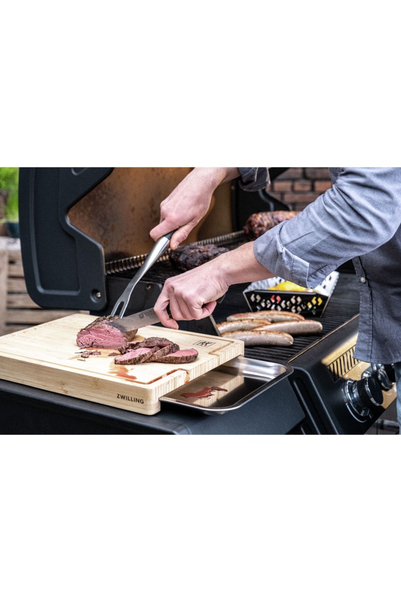 Zwilling BBQ Snijplank met RVS lade