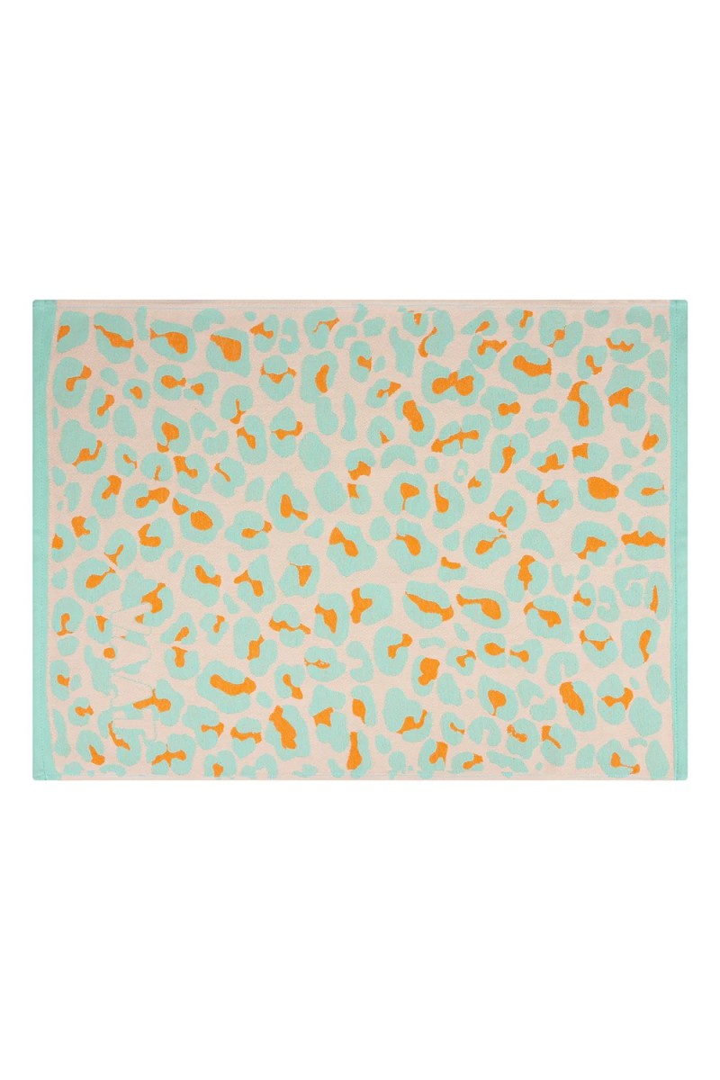 Dish gift set leopard 2 turquoise / hermes orange