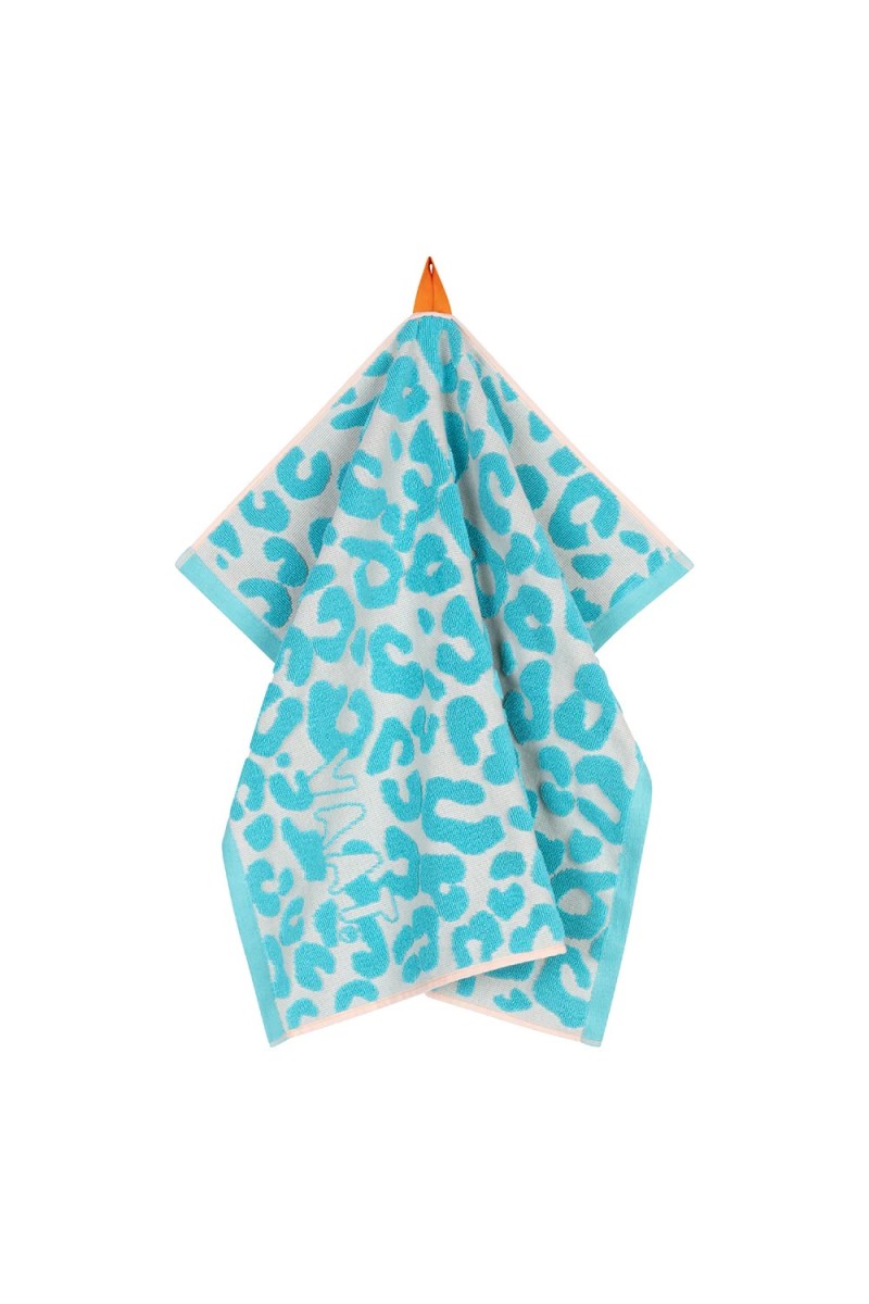 Dish gift set leopard 2 turquoise / hermes orange