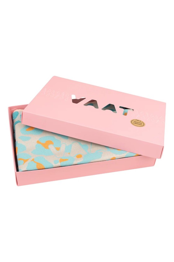 Vaat gift set leopard 2 turquoise / hermes oranje