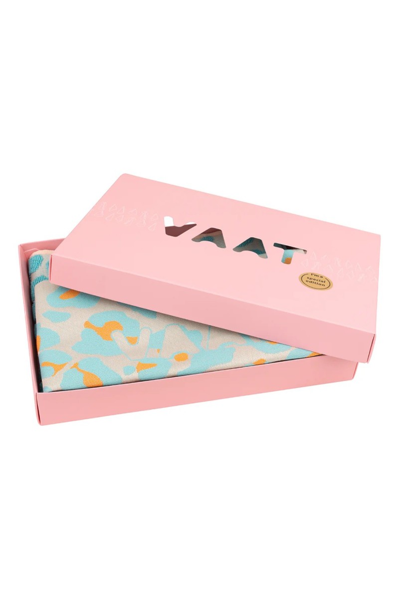 Vaat gift set leopard 2 turquoise / hermes oranje