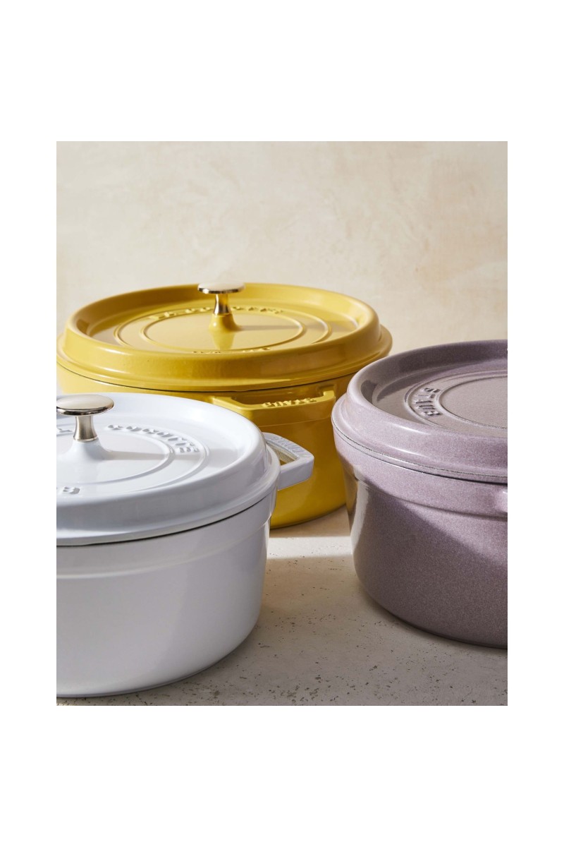Staub La Cocotte Cocotte 24 cm and 3.7 l, Round, Lemon