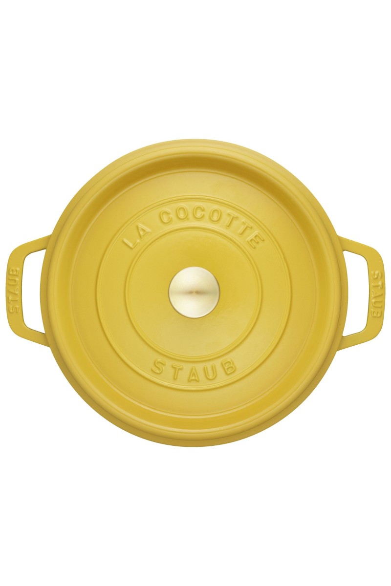 Staub La Cocotte Cocotte 24 cm and 3.7 l, Round, Lemon