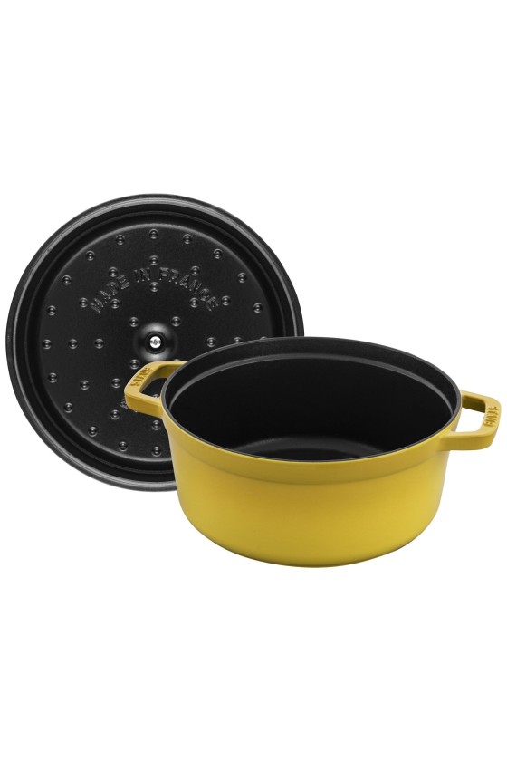 Staub La Cocotte Cocotte 24 cm and 3.7 l, Round, Lemon