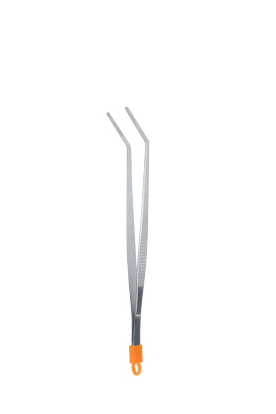Curved kitchen tweezers, 24cm