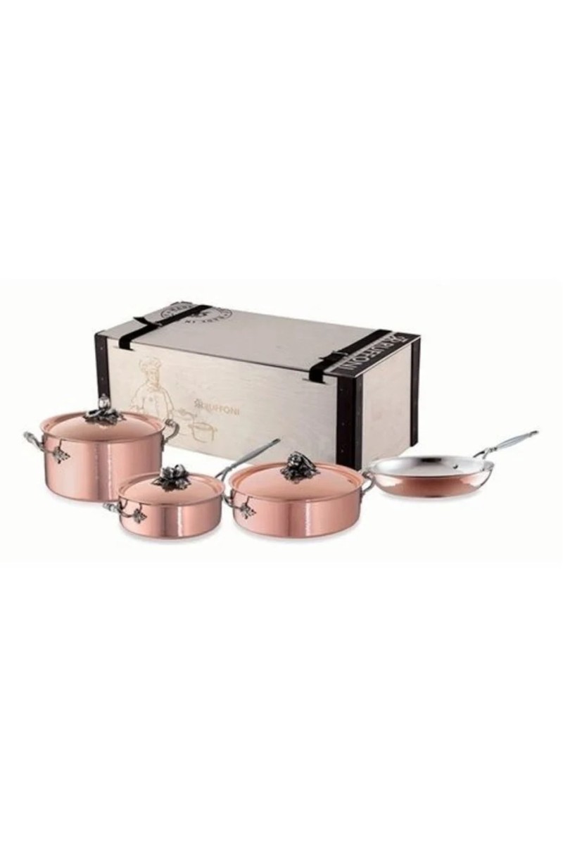 Ruffoni Opus Cupra Cookware Set, 4-piece