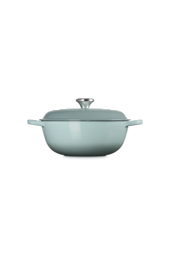 Le Creuset Casserole with High Lid Seasalt 26cm