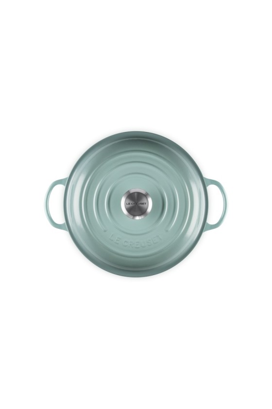 Le Creuset Marmite met Hoge Deksel Seasalt 26cm