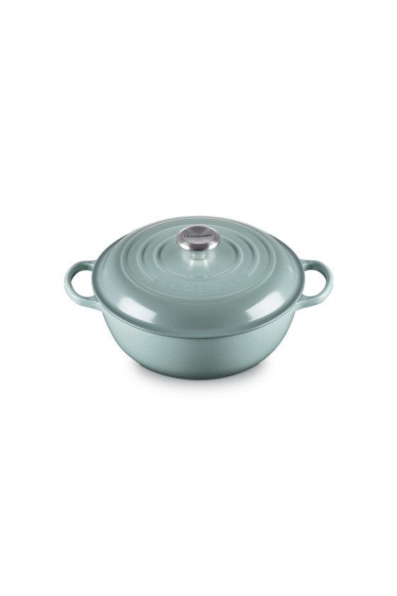 Le Creuset Marmite met Hoge Deksel Seasalt 26cm