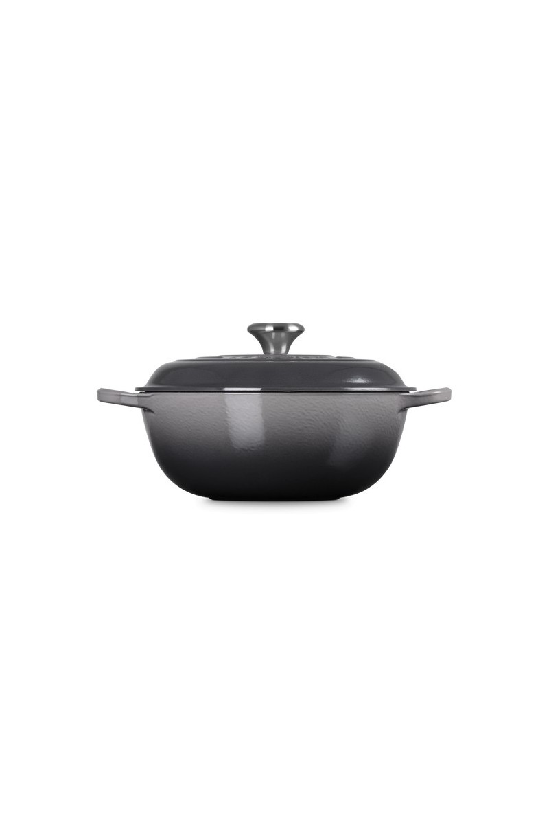 Le Creuset Marmite met Hoge Deksel Flint 26cm