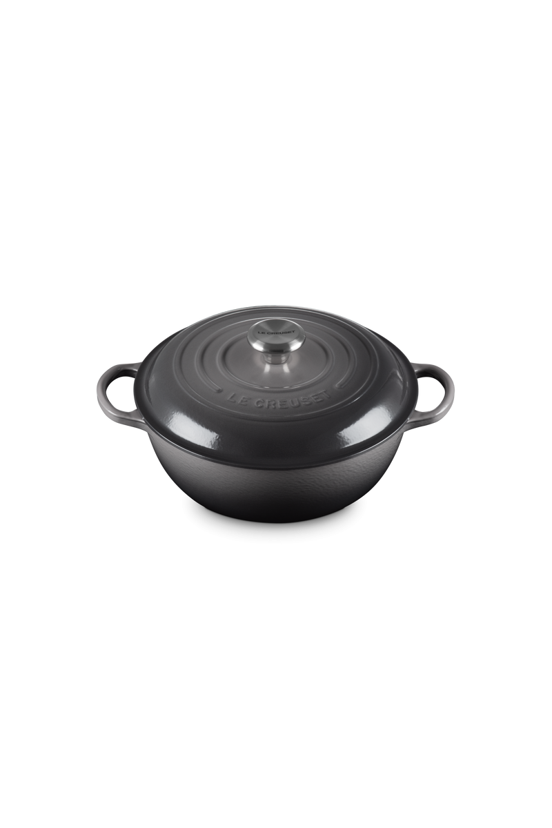 Le Creuset Marmite met Hoge Deksel Flint 26cm