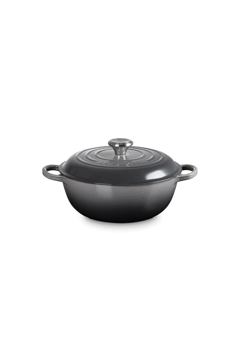 Le Creuset Dutch Oven with High Lid Flint 26cm