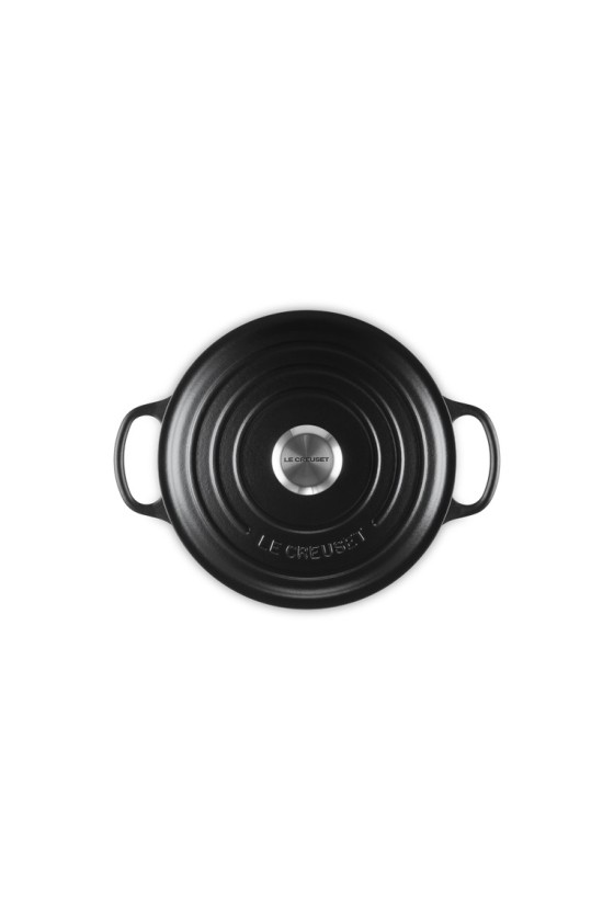 Le Creuset Braadpan Hoog Mat Zwart 24cm - 5L