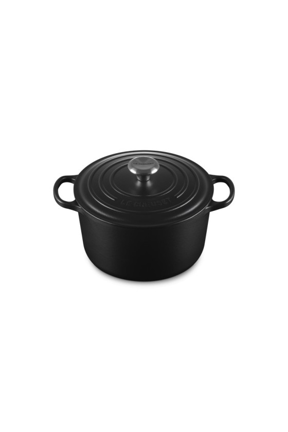 Le Creuset Dutch Oven Tall Matte Black 24cm - 5L