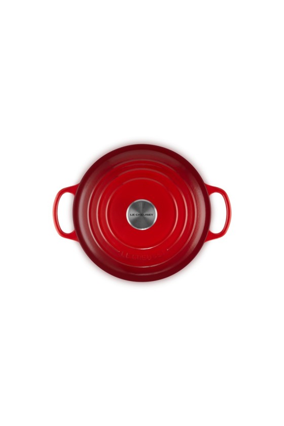 Le Creuset High Casserole Cherry Red 24cm - 5L