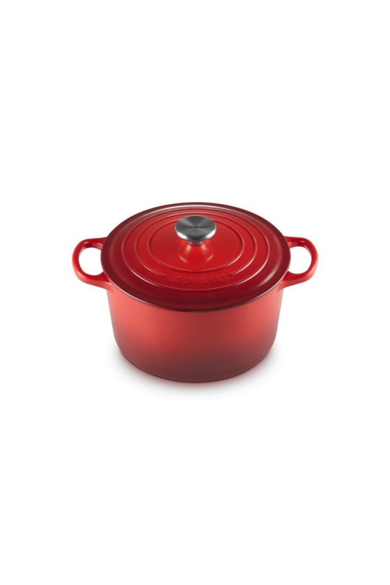 Le Creuset Braadpan Hoog Kersenrood 24cm - 5L