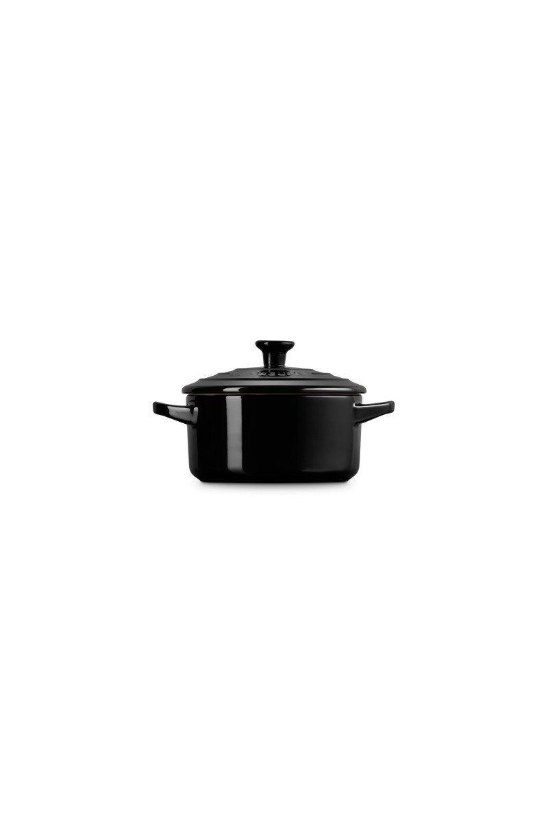 Le Creuset Mini Casserole Ebony Black 14cm - 0.65L