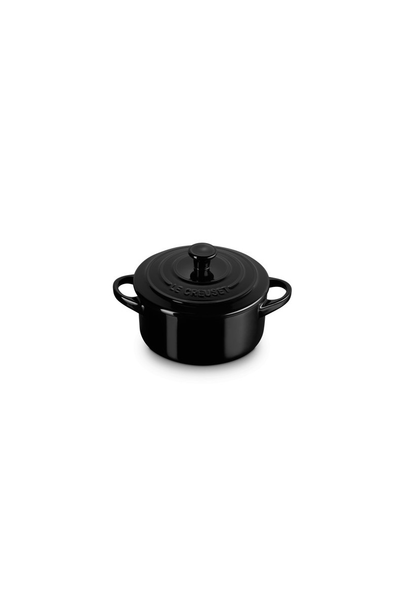 Le Creuset Mini Casserole Ebony Black 14cm - 0.65L