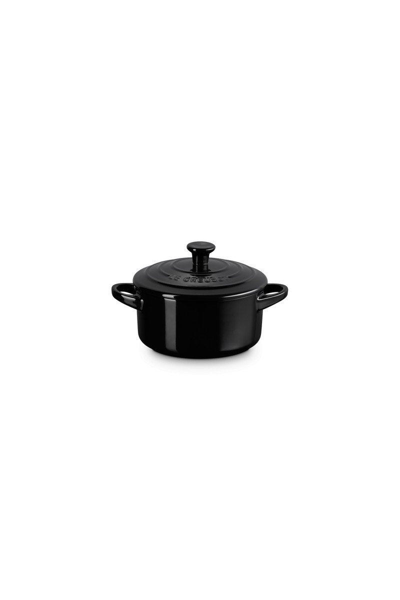 Le Creuset Mini Casserole Ebony Black 14cm - 0.65L